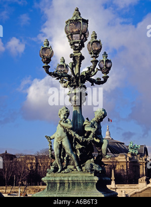 Pont Alexandre, Paris, Frankreich Stockfoto