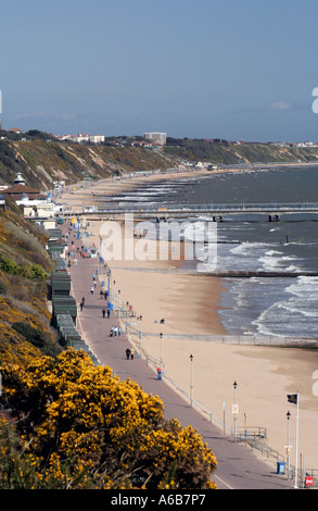 Bournemouth Strand und Pier, Dorset, Großbritannien, Europa Stockfoto