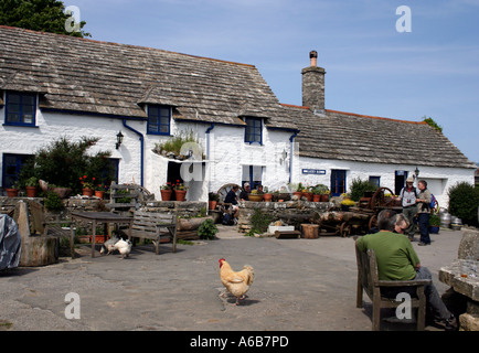 Platz und Kompass Dorfkneipe bei Wert Matravers, Dorset, UK. Europa Stockfoto