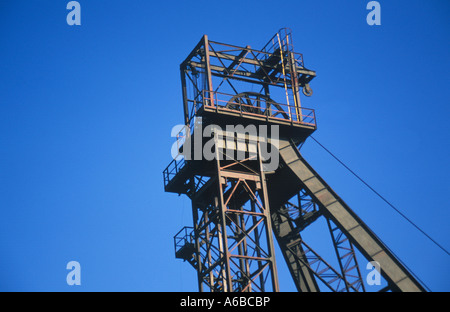 Kohle-Lift-Turm Stockfoto