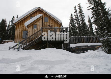 Polarstern-Hütte. Eines der zehnten Berg Hütten in der Nähe von New York Mountain, Colorado Stockfoto