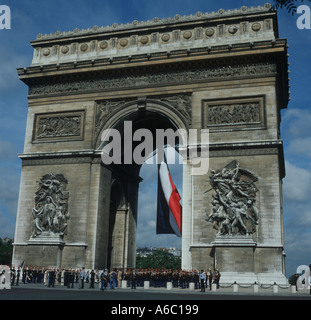 Bogen von Triumph Paris Frankreich Stockfoto