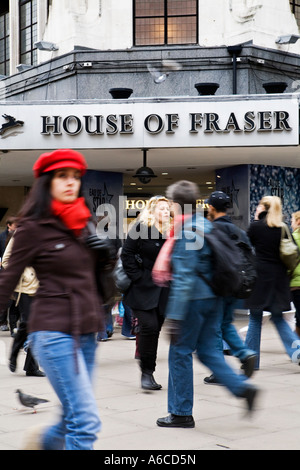 House of Fraser Kaufhaus auf der Oxford Street Stockfoto