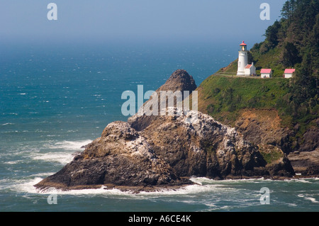 Heceta Head Lighthouse an der zentralen Küste von Oregon Stockfoto