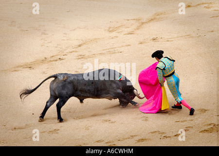 Stierkampf in der Stierkampfarena Las Ventas, Madrid, Spanien Stockfoto