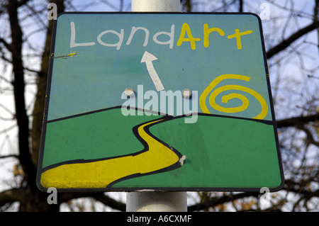 Landart Kultur Zeichen bad oeynhausen Stockfoto