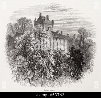 Cawdor Castle Nairn Inverness-Shire Scotland Scottish Scot Shakespeare Macbeth UK GB Großbritannien Baum Wald Stockfoto