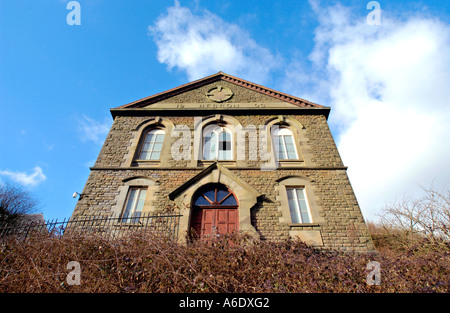 Stillgelegten Hebron Kapelle Cymmer in Afan Tal South Wales Großbritannien datiert 1903 Stockfoto