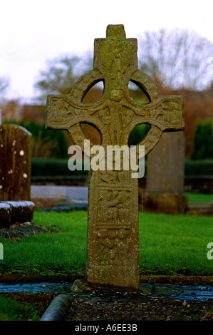 Hohes Kreuz Duleek Irland Stockfoto