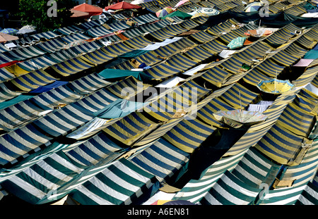 Dächer von Zadar Markt, Zadar, Kroatien Stockfoto