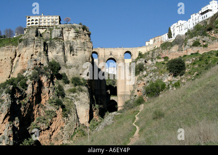 Neue Brücke Puente Nuevo Ronda Stockfoto