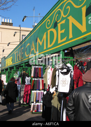 Camden Market, Chalk Farm Road, in der Nähe von Camden Lock, Camden Town, London, England, United Kingdome Stockfoto