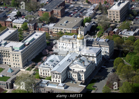 Luftaufnahme der New Jersey State House, Sitz in Trenton, New Jersey. Stockfoto