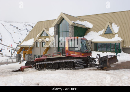 Lect Ski Sports Centre ein alpines Snowsportgebiet, Tomintoul Road, Aberdeenshire, Cairngorms National Park, Schottland, Großbritannien Stockfoto