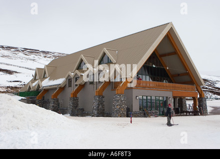 Lect Ski Sports Centre ein alpines Snowsportgebiet, Tomintoul Road, Aberdeenshire, Cairngorms National Park, Schottland, Großbritannien Stockfoto