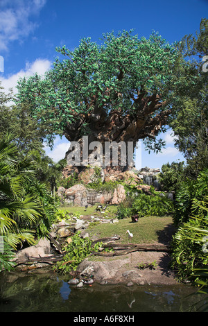 Der Baum des Lebens, Discovery Island, Animal Kingdom, Disneyworld, Orlando, Florida, USA Stockfoto