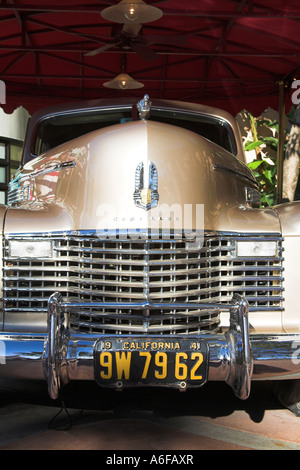 1941 kalifornischen Cadillac Auto, Sunset Boulevard, Disney MGM Studios, Disney World, Orlando, Florida, USA Stockfoto