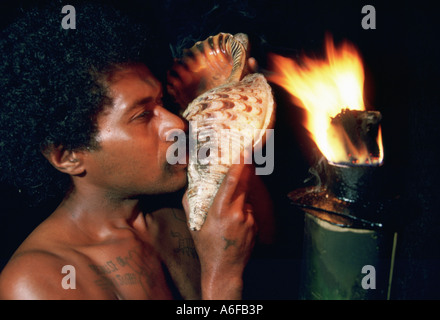 Fackel Feuerzeug Fidschi Stockfoto