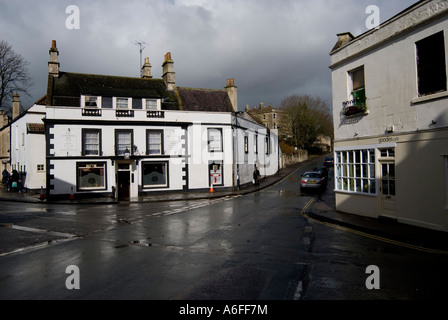 Larkhall Bad BANES UK das Larkhall Inn im Dorf High Street Stockfoto