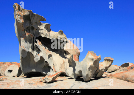 Bemerkenswerte Felsen Kangaroo Island, South Australia, Australien Stockfoto