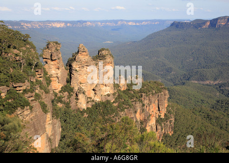 Drei Schwestern, Blue Mountains, New South Wales, Australien Stockfoto