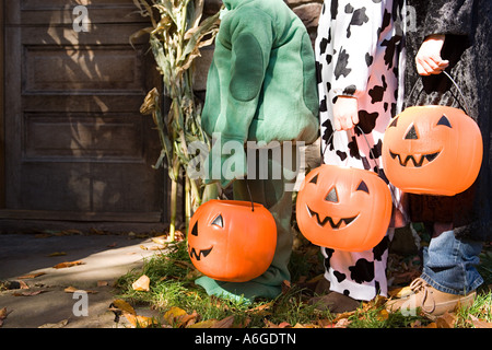 Trick oder treaters Stockfoto