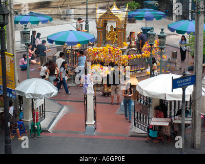 Erawan-Schrein Zentrum von Bangkok Stockfoto