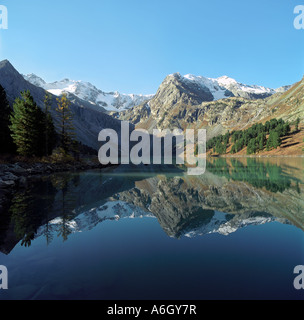 Der obere Multa See. Der Katun-Bereich. Gebietder Katun erhalten. Der Republik Altai. Russland Stockfoto