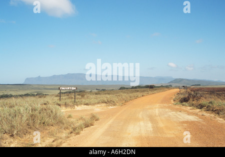 Landstraße in venezuela Stockfoto