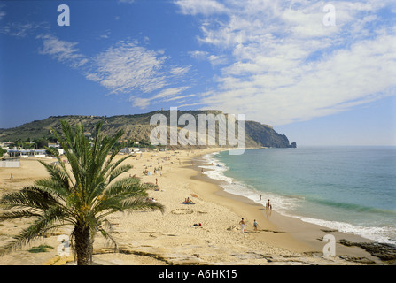 Portugal Algarve Praia da Luz-Strand im winter Stockfoto