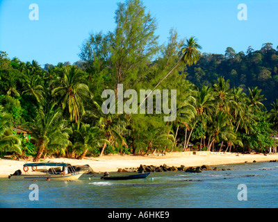 Salang Beach Tioman Island, Malaysia Stockfoto