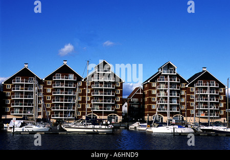 Neptun Quay, Ipswich, Suffolk, UK. Stockfoto