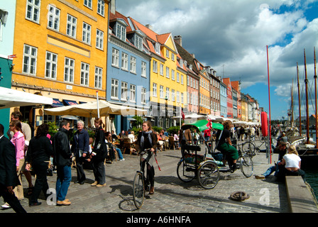 Nyhavn Kanal. Copenhagen.Denmark Stockfoto