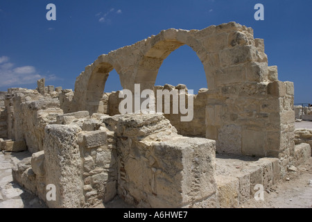 Zerstörten Bögen in der Greco-römische Siedlung Kourion Zypern Stockfoto