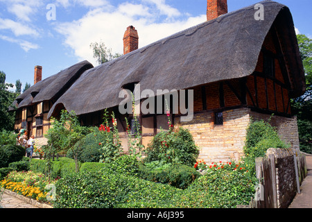 ANN HATHAWAYS COTTAGE IN DER NÄHE VON STRATFORD-UPON-AVON WARWICKSHIRE ENGLAND Stockfoto