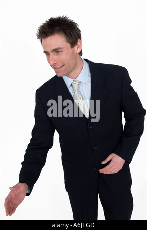 Geschäftsmann, schütteln Hände handshake Stockfoto