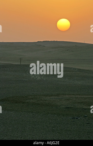 Das Gizeh-plateau Stockfoto