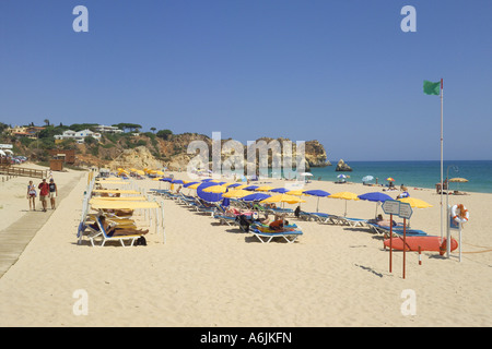 Portugal, Algarve, Praia de Alvor, der Hauptstrand Stockfoto