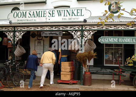 OOM Samie Se Winkel berühmten Antiquitäten und Souvenir-Shop in Stellenbosch Nr Kapstadt Südafrika RSA Stockfoto