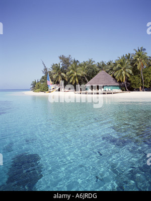 Ihuru Island, Kaafu Atoll, Republik Malediven Stockfoto