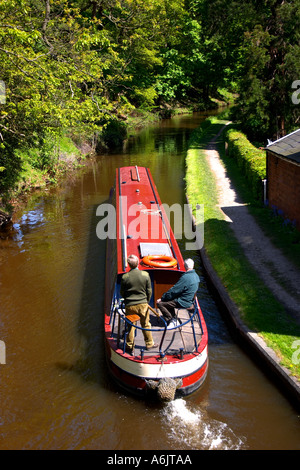 Shopshire Union Canal Llangollen North Wales Königreich Europa Stockfoto