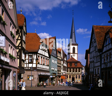 DE - Bayern: Lohr am Main Stockfoto