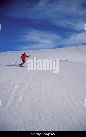 Free Heel Ski Norwegen Stockfoto