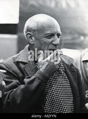 PABLO PICASSO spanischer Künstler um 1956 Stockfoto