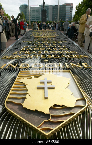 Denkmal zur Erinnerung an die Rolle des französischen Kämpfer im zweiten Weltkrieg legen du 25 Aout 1944 in Paris Frankreich August 2004 Stockfoto