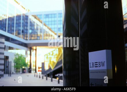 Im Innenhof der Landesbank Baden Württemberg Bank of State BW LBBW in Stuttgart Deutschland Stockfoto