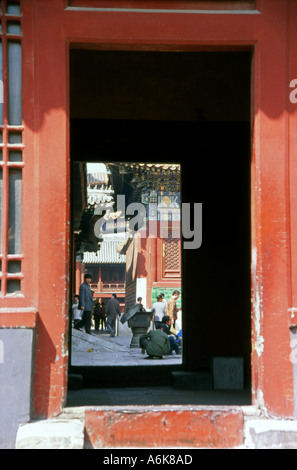 Lama Yonghe-Tempel Peking Peking China chinesische asiatische asiatische Asien Stockfoto