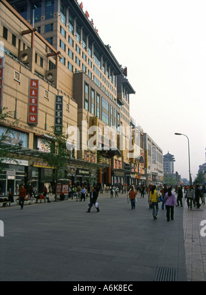 Wangfujing Beijing Peking China chinesische asiatische asiatische Asien Stockfoto