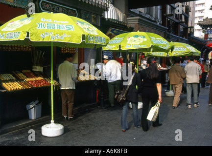 Wangfujing Beijing Peking China chinesische asiatische asiatische Asien Stockfoto