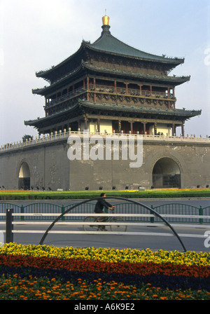 Glockenturm Morgen Bell XI Xian große alte Hauptstadt China Shaanxi chinesische asiatische asiatische Asien Stockfoto